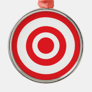 Bullseye Target Metal Tree Decoration