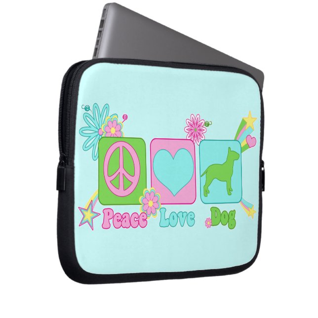 BullTerrier.png Laptop Sleeve (Front Right)