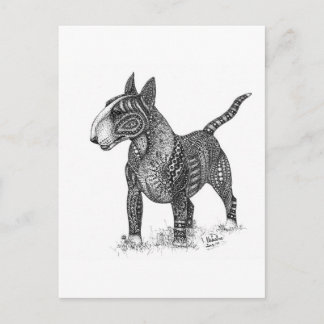 Bullterrier Post Card