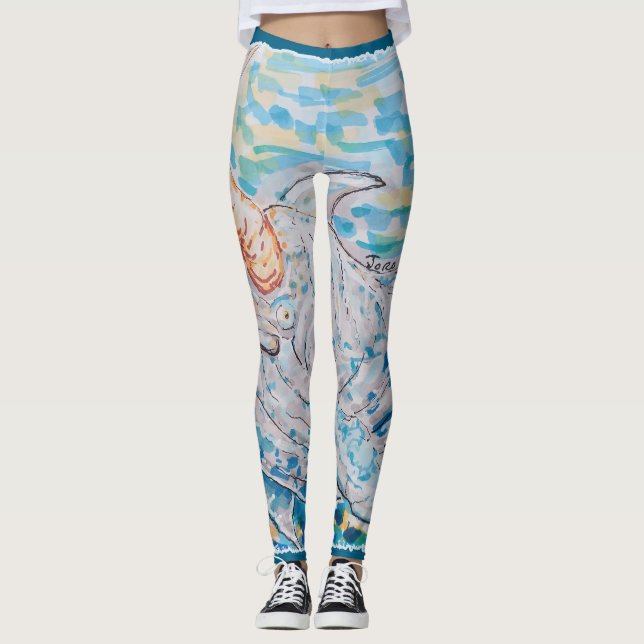 Bullwhale Leggings (Front)