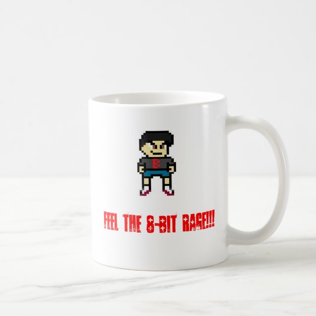 Bully 8-Bit Coffee Mug (Right)