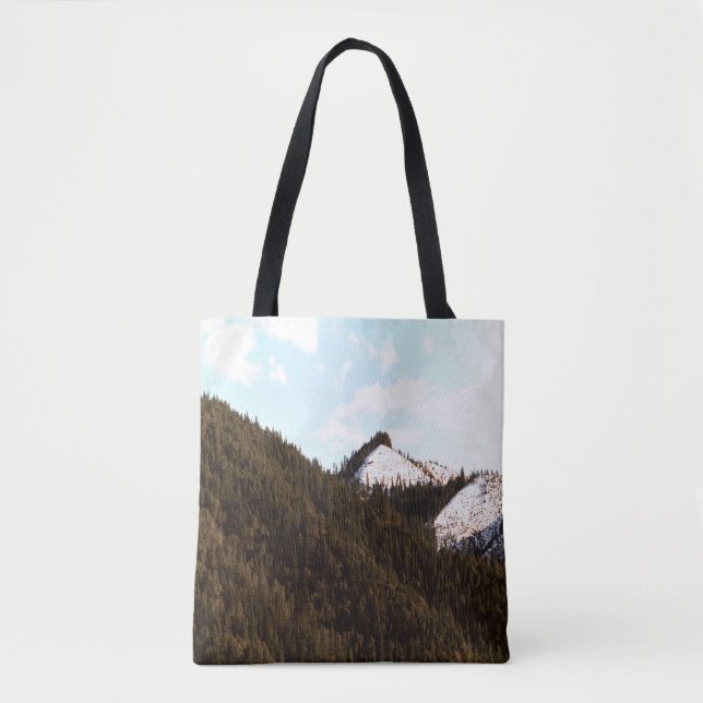 Bully Choop with snow.... Tote Bag (Front)