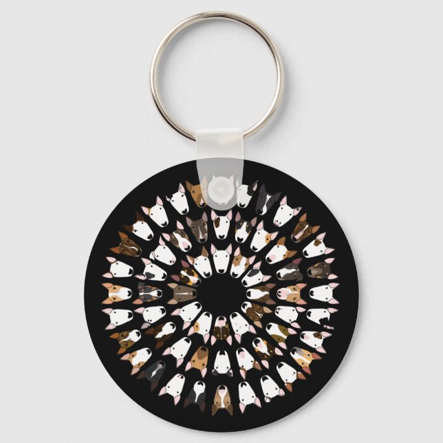 Bully Circle Keyring (Front)