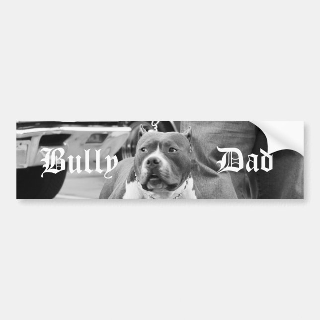 Bully Dad bumper sticker (Front)