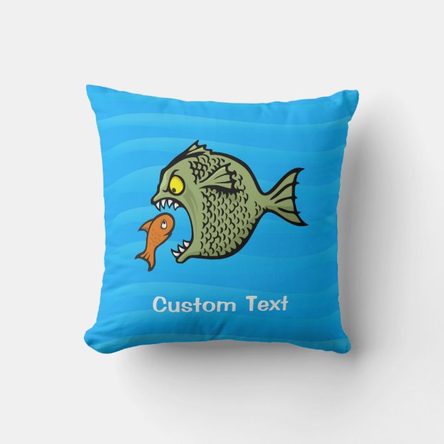 Bully fish throw pillow (Front)
