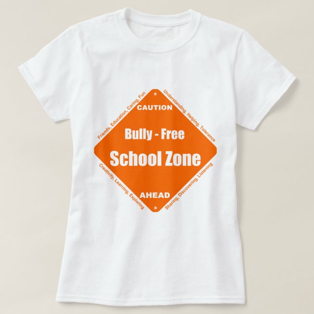 Bully - Free School Zone T-Shirt (Design Front)