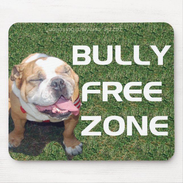 BULLY FREE ZONE MOUSE PAD (Front)