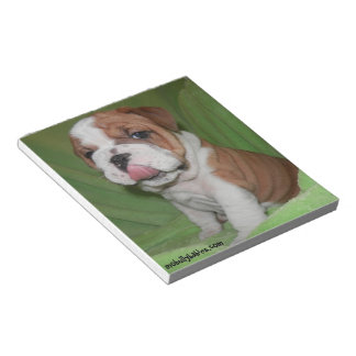 Bully Love Bulldog Notepad