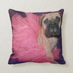 Bully Love Bullmastiff Tu-Tu Pillow
