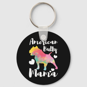 Bully Mama Bulldog Owner Mum Key Ring