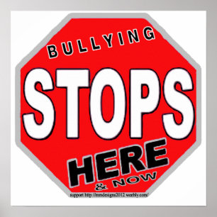 BULLYING STOPS3 POSTER