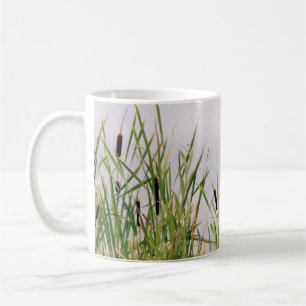 Bulrushes By Water Coffee Mug