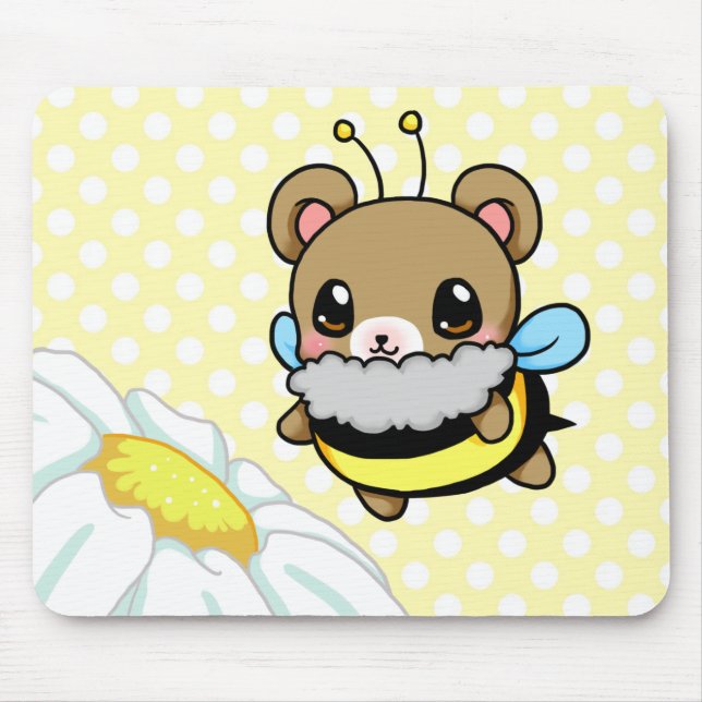 Bumble Bear Mouse Pad (Front)