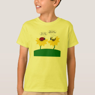 Bumble Bee and Ladybug Cute Shirt for Kids