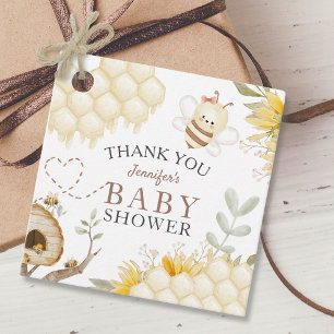 Bumble Bee Baby Shower Favour Favour Tags