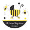 Bumble Bee Baby Shower Favour Stickers Labels Seal