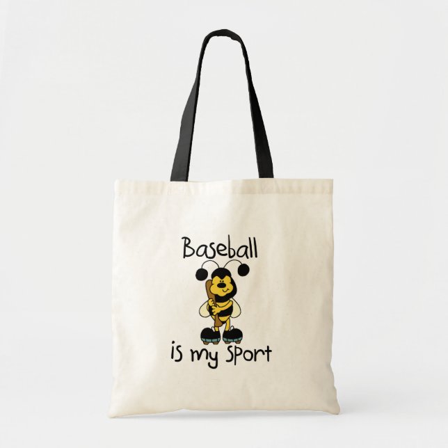 Bumble Bee Baseball Sport Tote Bag (Front)