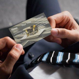 Bumble Bee Bumblebee Prominently Business Card