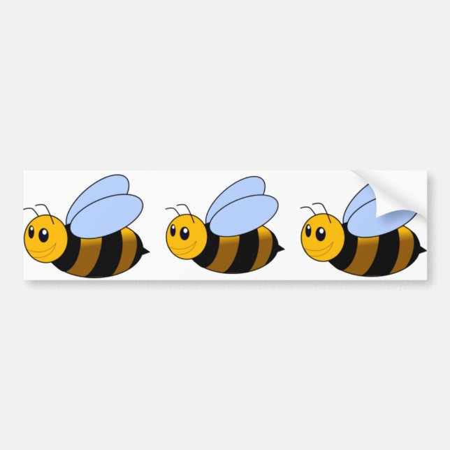 Bumble Bee Bumper Sticker (Front)