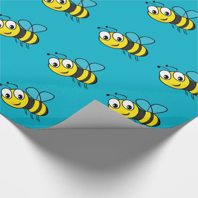 Bumble Bee, Buzz Wrapping Paper (Corner)