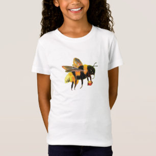 Bumble Bee carrying pollen Girls'  T-Shirt