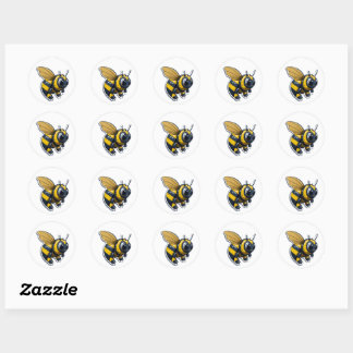 Bumble Bee Classic Round Sticker
