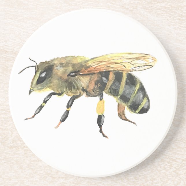 Bumble bee coaster (Front)