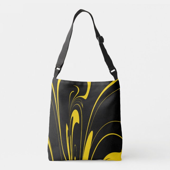 Bumble Bee Colours Crossbody Bag (Back)