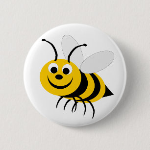 Bumble Bee Design Button