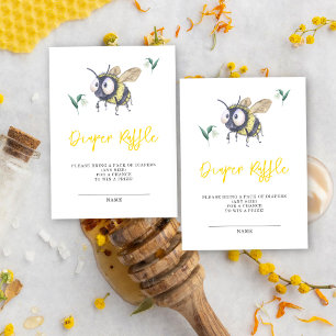 Bumble Bee - diaper raffle Enclosure Card