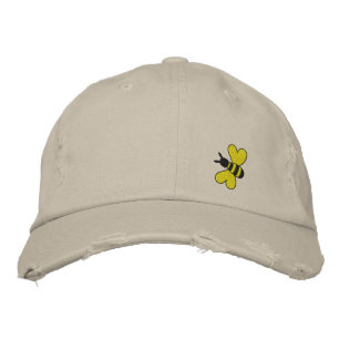 Bumble Bee Embroidered Hat