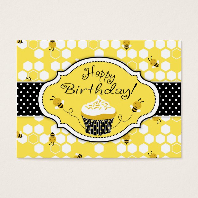 Bumble Bee Gift Tag (Front)