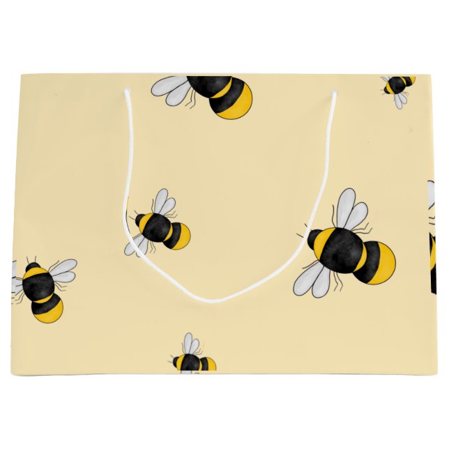 Bumble Bee glossy gift bag (Front)