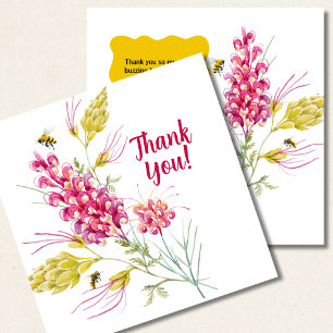 Bumble Bee Honey Bee Thank You Card