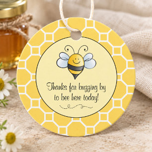 Bumble Bee Honeycomb Baby Shower Favour Tags