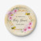 Bumble bee honeycomb pink florals baby shower