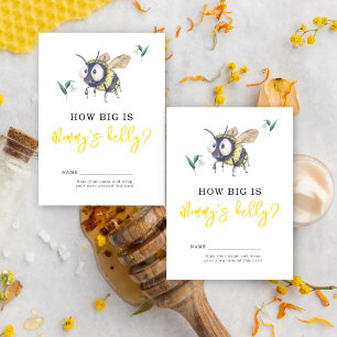 Bumble Bee - how big is mummy's belly Enclosure Card