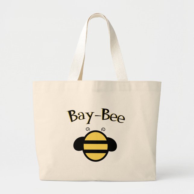 Bumble Bee Large Tote Bag (Front)