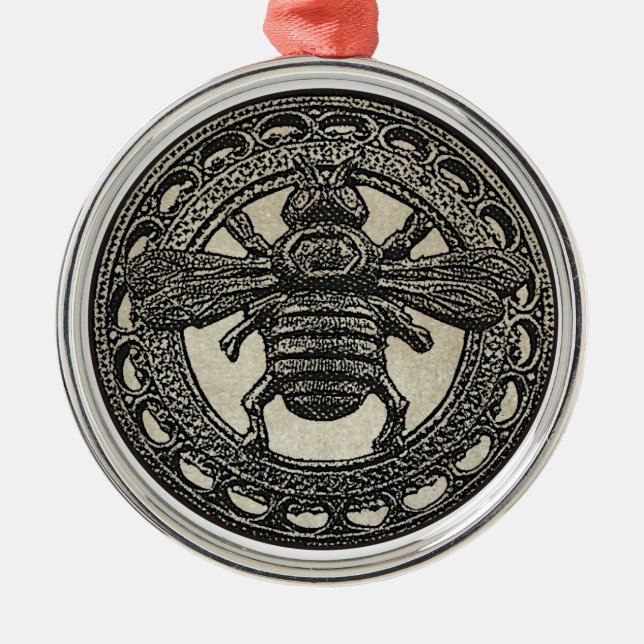 Bumble Bee Metal Tree Decoration (Front)