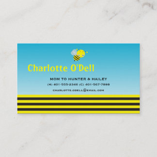 bumble bee mummy card