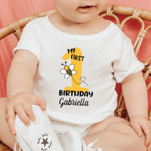 Bumble Bee My First Birthday Baby T-Shirt