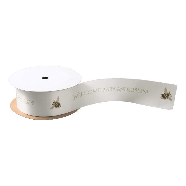 Bumble Bee Name  Satin Ribbon (Spool)