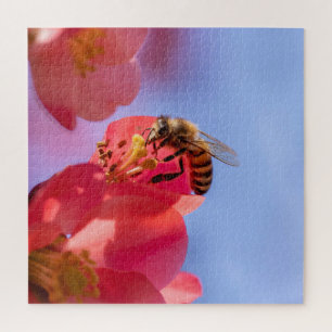 Bumble Bee on Quince Jigsaw Puzzle