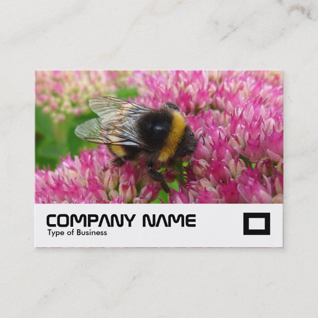 Bumble Bee on Sedum Business Card (Front)