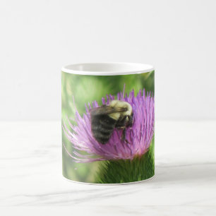 Bumble Bee On Thistle Mug