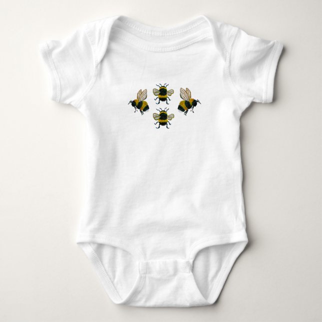 Bumble Bee onsie baby bodysuit (Front)