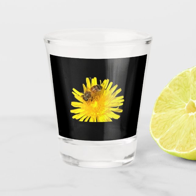 Bumble Bee Shot Glass (Front)
