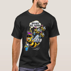 Bumble Bee Squad Teacher Student Halloween Costume T-Shirt