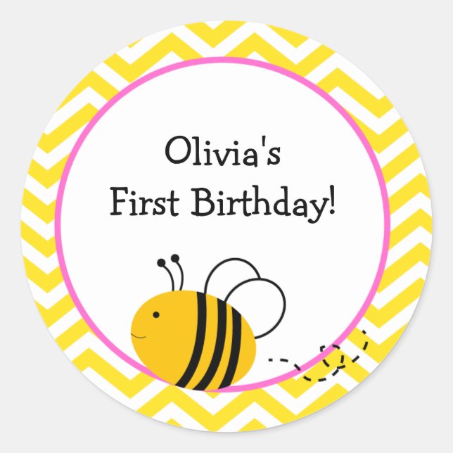 Bumble Bee Stickers (Front)