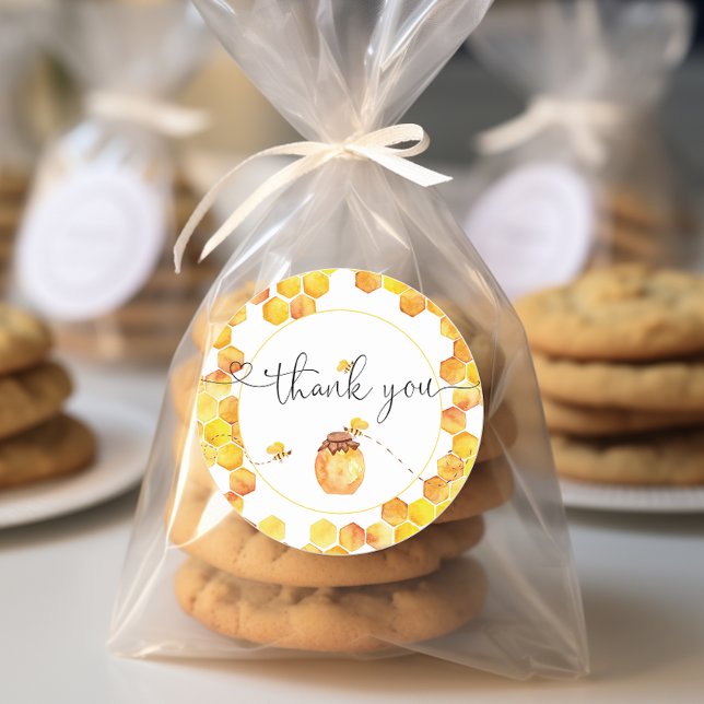 Bumble Bee Thank You Favour Sticker (Creator Uploaded)